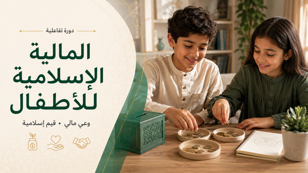 غلاف دورة المالية الاسلامية للطفل